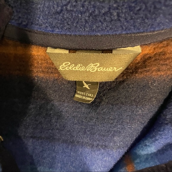 Eddie Bauer L (size 14) fleece top - Picture 3 of 4
